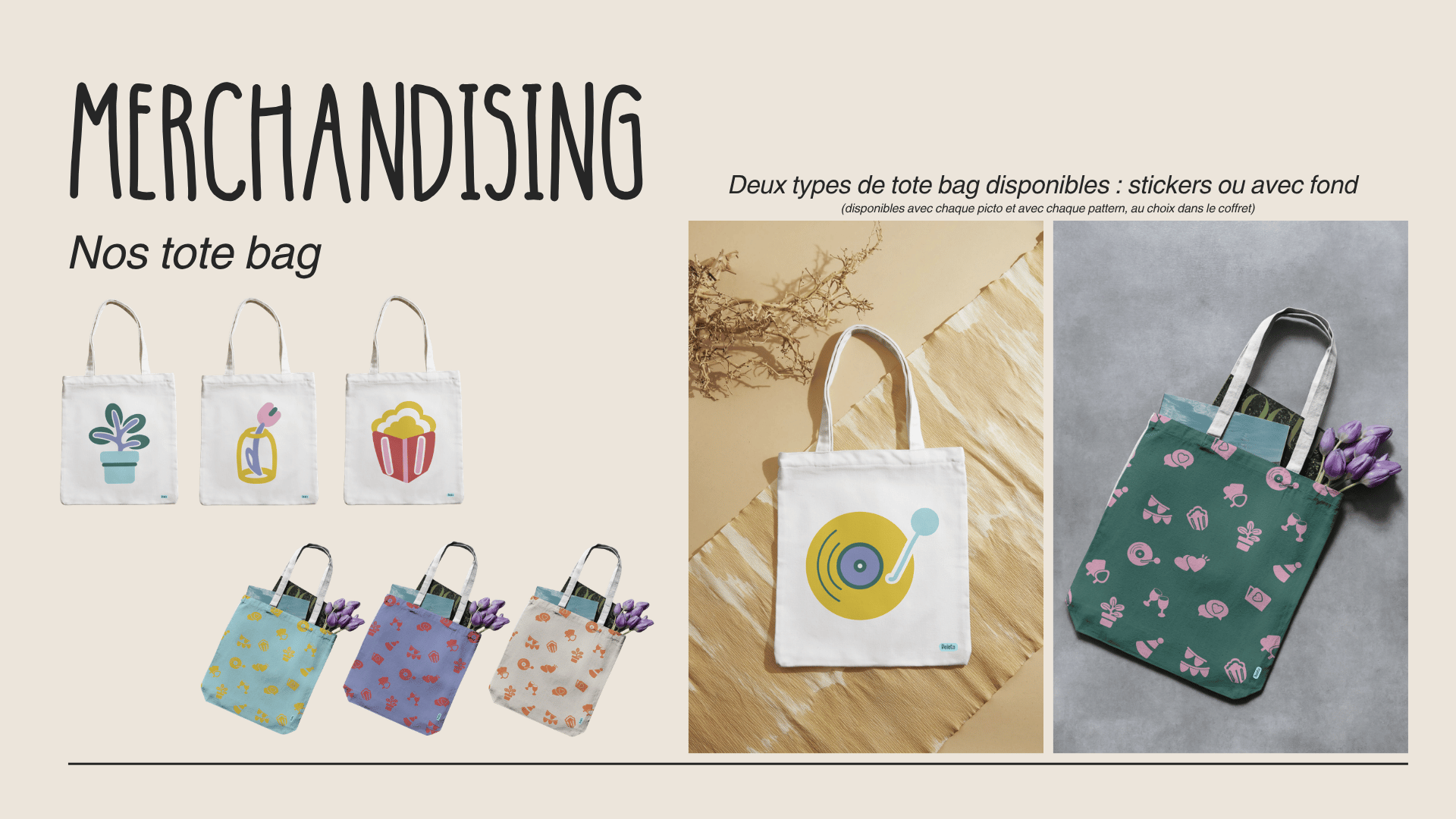 Merchandising tote bag Relate