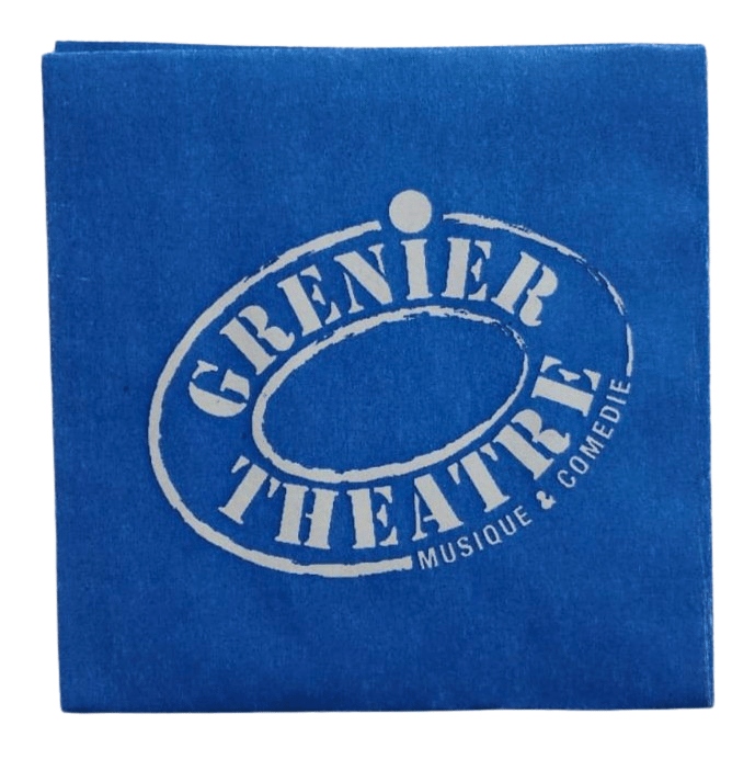 Billet collector fermé, logo Grenier Théâtre