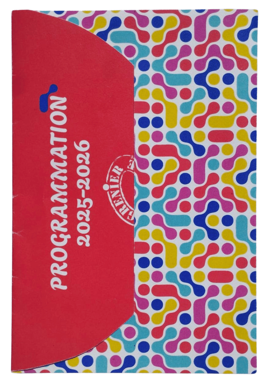 Programme de saison, couverture fermée recto