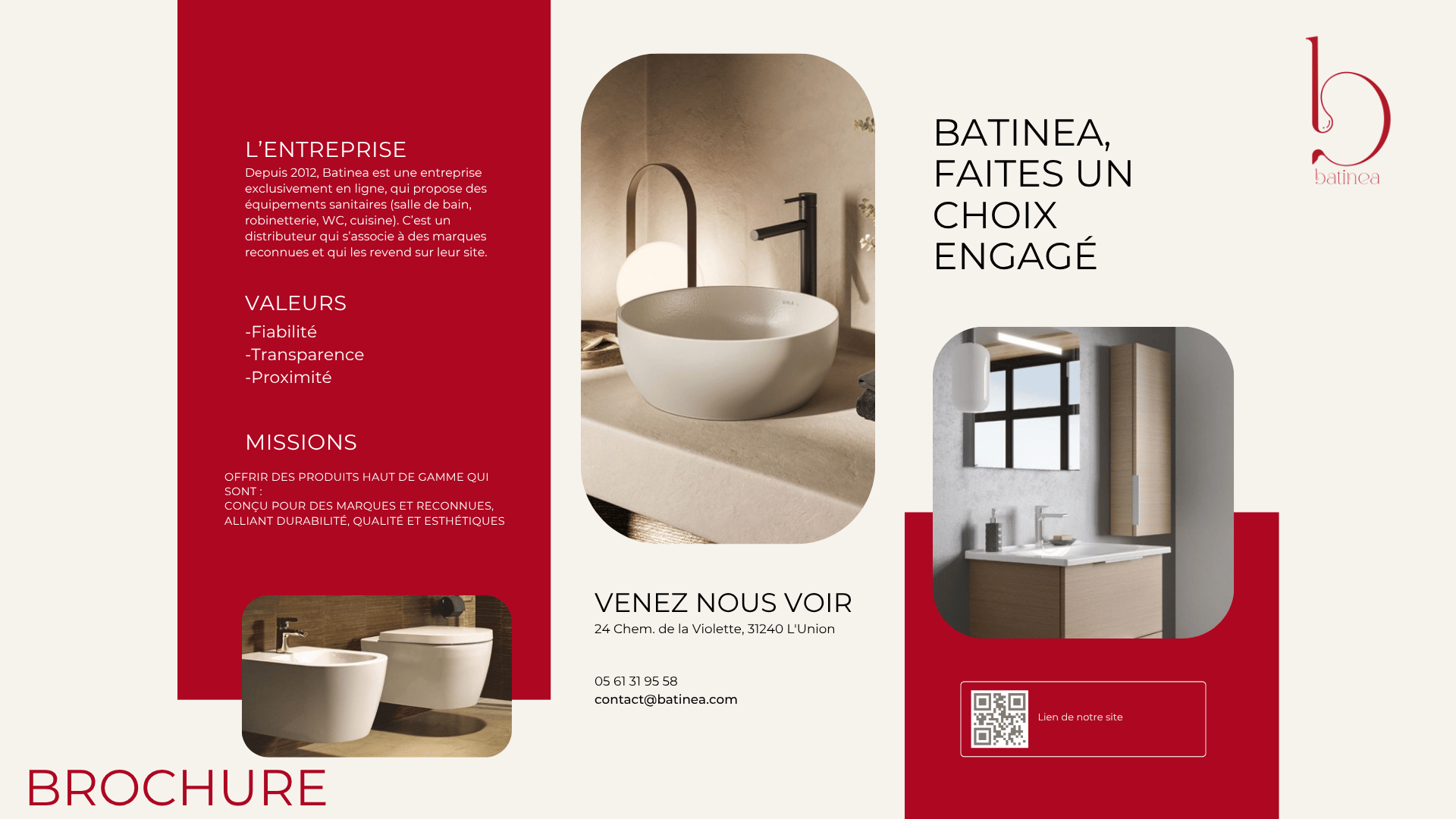 Brochure Batinea, page 1
