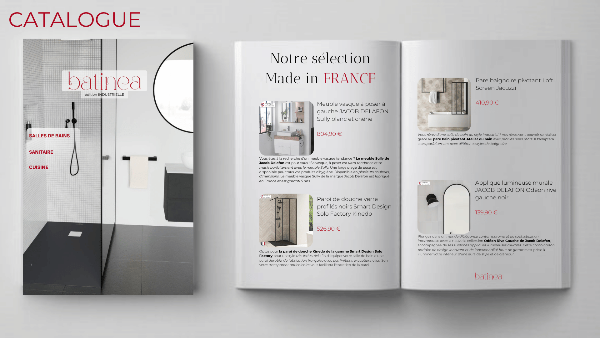 Catalogue produits Batinea, page 1